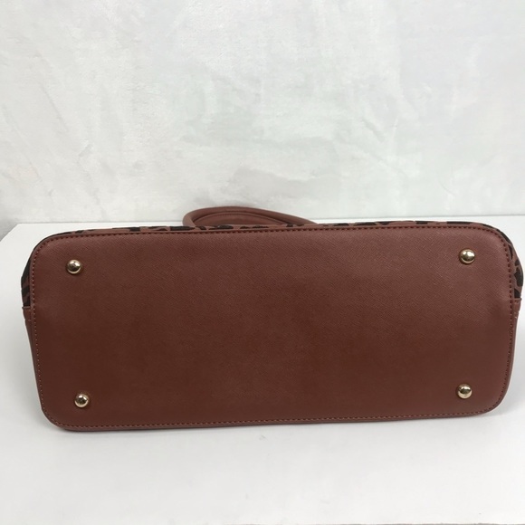 Ellie & Kate Brown Black Animal Print New With Tags Tote - Picture 5 of 15